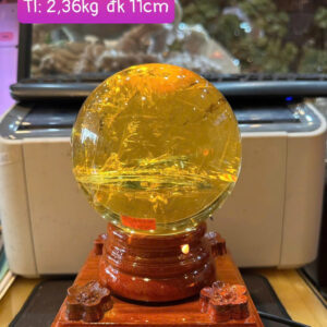 cầu thạch anh tóc vàng